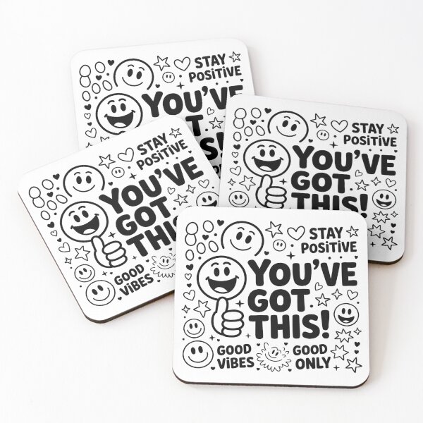 Item preview, Stay Positive, You've Got This! Good Vibes, Good Only designed and sold by 123ks.
