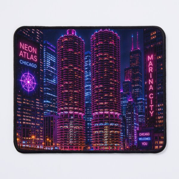 Item preview, Chicago 2150 | Windy City | Neon Atlas designed and sold by NSAstore.