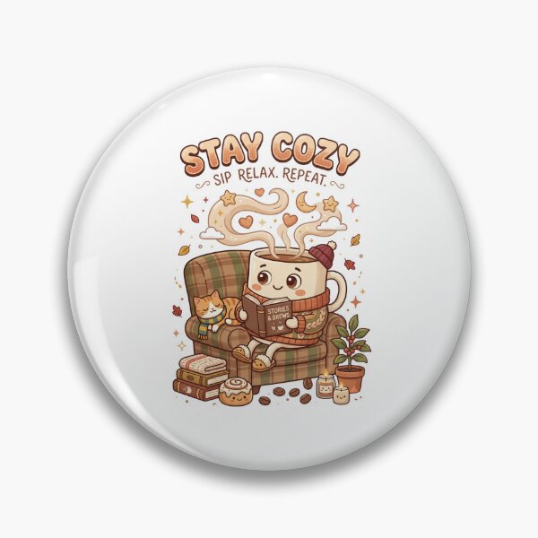 Item preview, Stay Cozy | Cute Coffee Lover T-Shirt | Cozy Reading Coffee Mug Graphic | Café Lifestyle Design designed and sold by SAJ Design Studio.