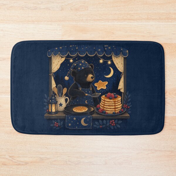Item preview, Midnight Pancake Bear Stand designed and sold by PixelToPress.