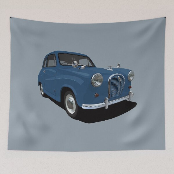 Item preview, Austin A35 - Riviera Blue designed and sold by knappidesign.