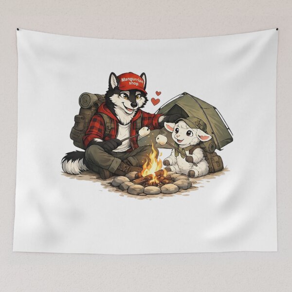Item preview, Cozy Campfire Companions designed and sold by Mangurrian Shop.