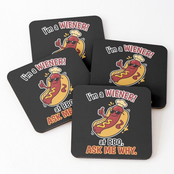 Item preview, I'm A Wiener At BBQ Ask Me Why Funny Hotdog designed and sold by Amir Faysal.