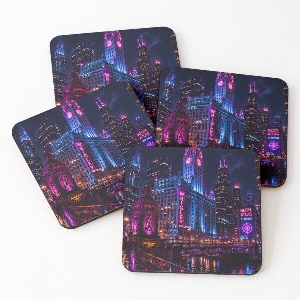 Item preview, Chicago 2150 | Windy City | Neon Atlas designed and sold by NSAstore.