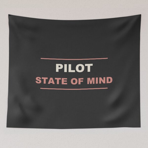 Item preview, Pilot State Of Mind - Pilot designed and sold by RetroThreadWorks.