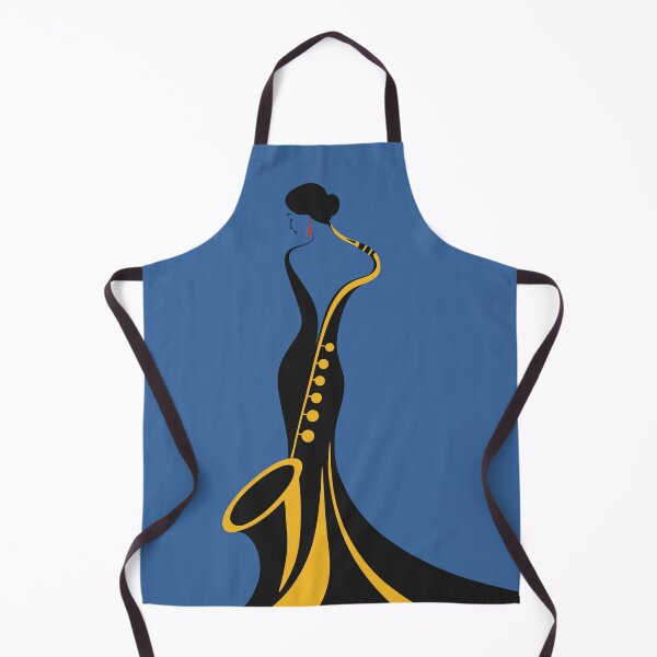 Item preview, Elegant Saxophone Lady Silhouette | Jazz Art Print | Minimalist Music Illustration | Modern Abstract Music Wall Art designed and sold by Studio pod Burom.