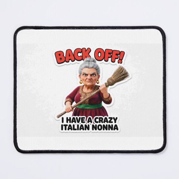 Item preview, Back Off I Have A Crazy Italian Nonna - Funny Grandma Protection Gift designed and sold by Petringo.