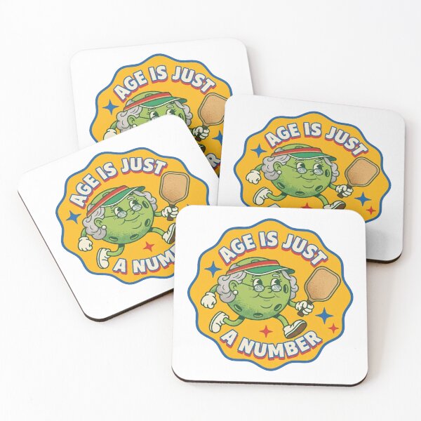 Item preview, Age Is Just A Number Funny Senior Grandma Retirement Pickleball Gift designed and sold by randaper.