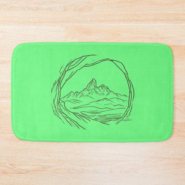 Item preview, Earth Spirit - Ancient Mountain Peak Line Art designed and sold by Pace & Layer.