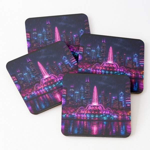 Item preview, Chicago 2150 | Windy City | Neon Atlas designed and sold by NSAstore.