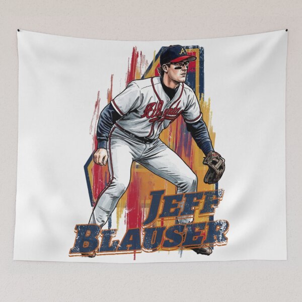 Item preview, Jeff Blauser Retro 90s Vintage Bootleg Style Baseball designed and sold by Thogan0416.