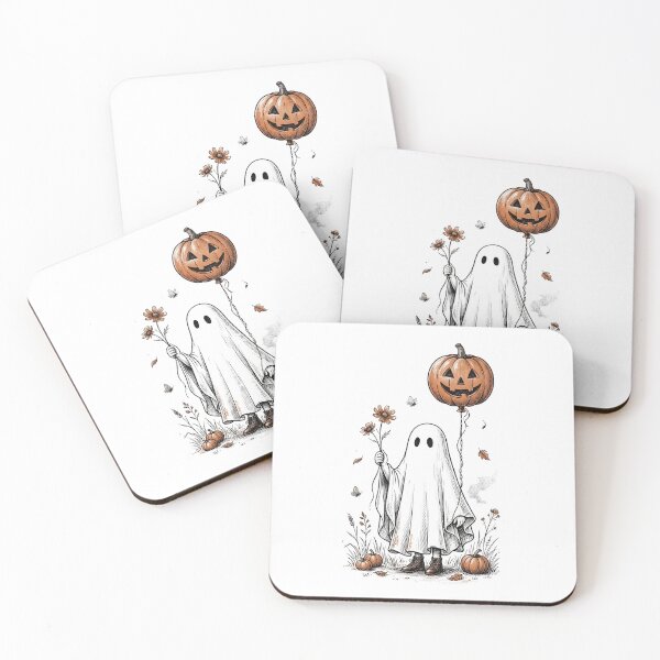 Item preview, Cute Ghost Pumpkin Balloon Flower designed and sold by Roy & Tiffany.