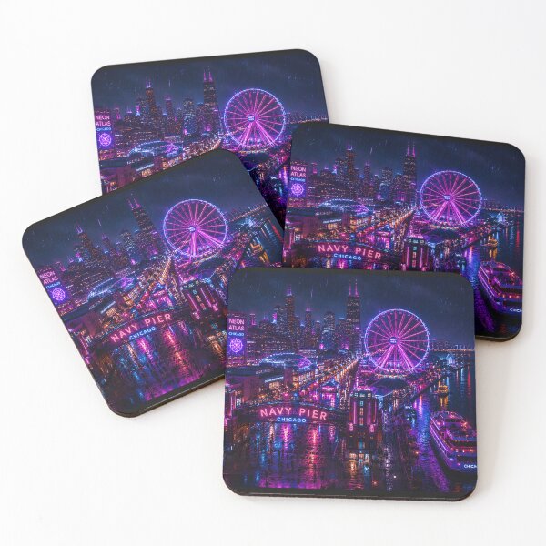 Item preview, Chicago 2150 | Windy City | Neon Atlas designed and sold by NSAstore.