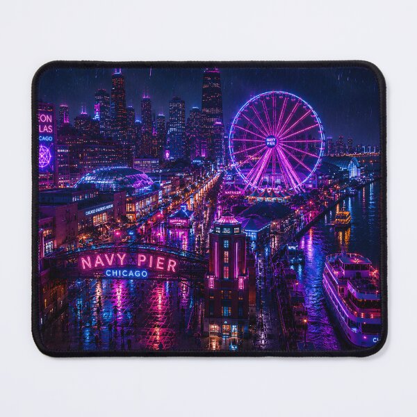 Item preview, Chicago 2150 | Windy City | Neon Atlas designed and sold by NSAstore.