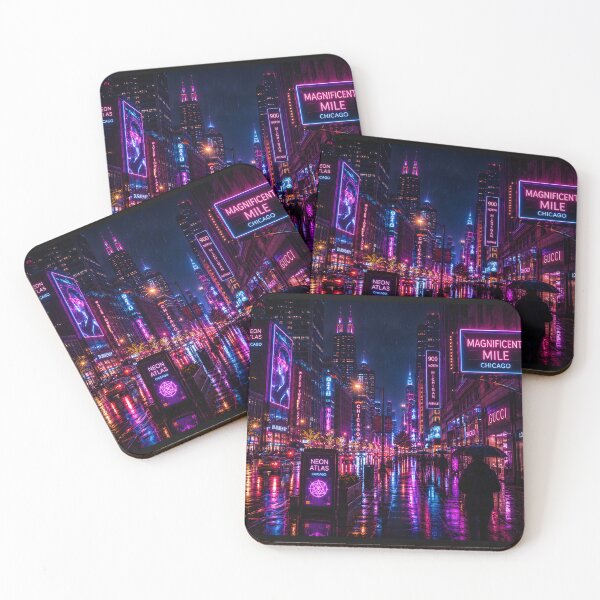 Item preview, Chicago 2150 | Windy City | Neon Atlas designed and sold by NSAstore.