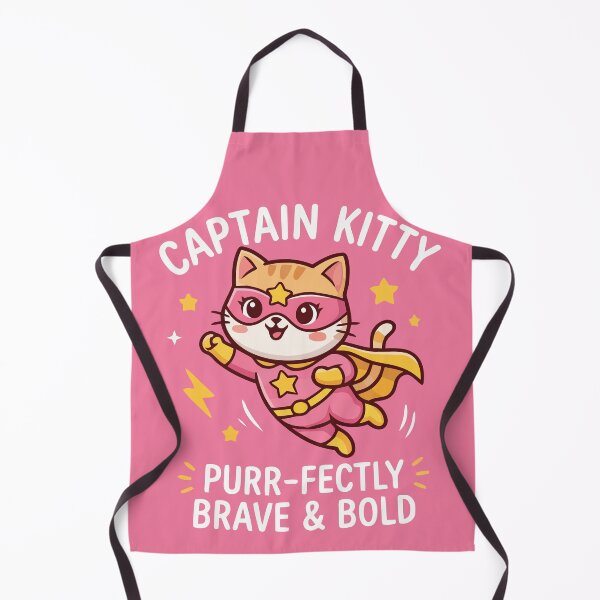 Item preview, Captain Kitty Purr-fectly Brave And Bold Superhero Cat designed and sold by Amir Faysal.