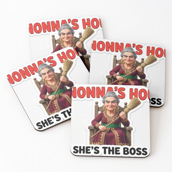 Item preview, In Nonna's House She's The Boss - Funny Italian Grandmother Gift designed and sold by Petringo.