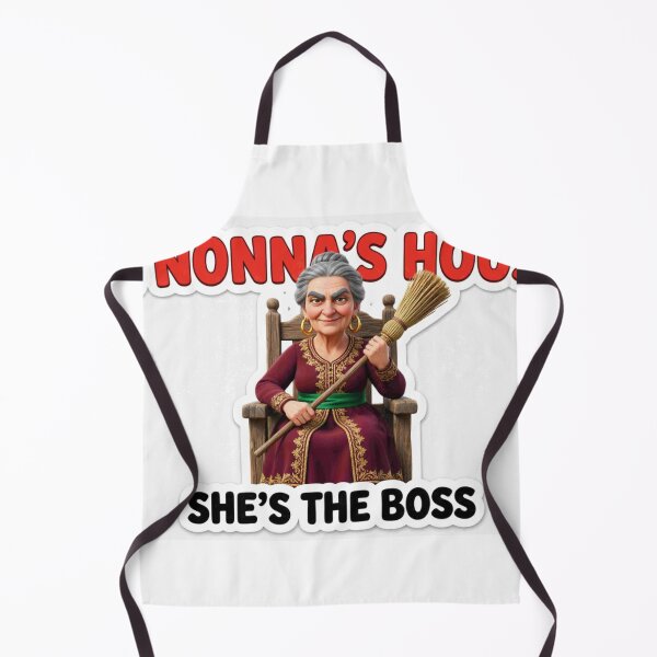 Item preview, In Nonna's House She's The Boss - Funny Italian Grandmother Gift designed and sold by Petringo.