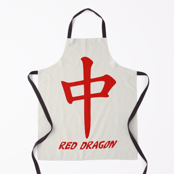 Item preview, RED DRAGON MAHJONG TILE DESIGN designed and sold by DigitalandPhoto.