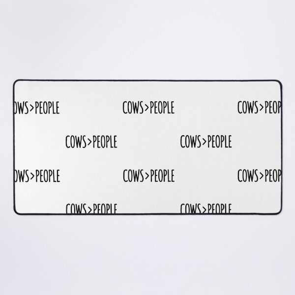 Item preview, Cows Over People Funny Farmer Gift Cow Lover Quote Typography Aesthetic for Country Lifestyle designed and sold by raedattia.