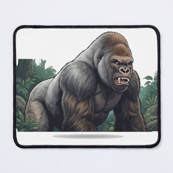 Item preview, Powerful Silverback Gorilla Jungle Tee designed and sold by TripleVertex-1.