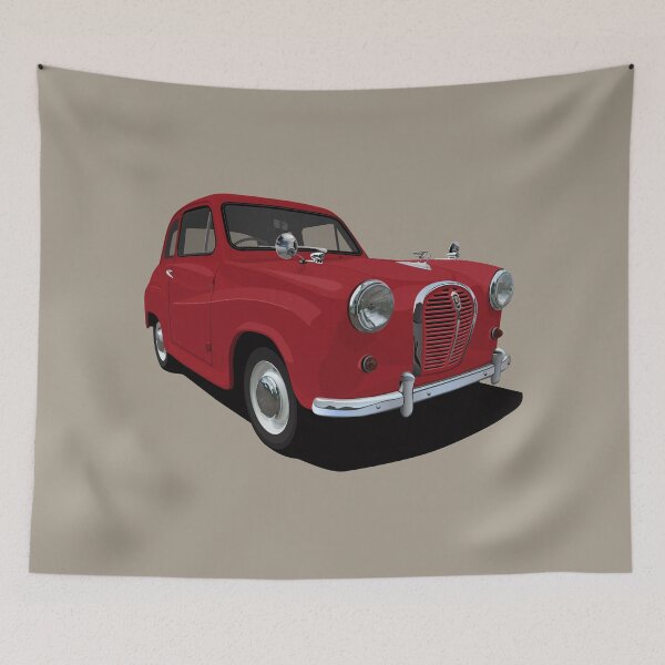 Item preview, Austin A35 - Tartan Red designed and sold by knappidesign.
