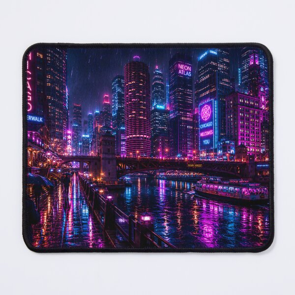 Item preview, Chicago 2150 | Windy City | Neon Atlas designed and sold by NSAstore.