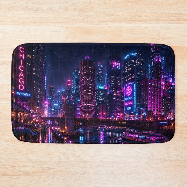 Item preview, Chicago 2150 | Windy City | Neon Atlas designed and sold by NSAstore.