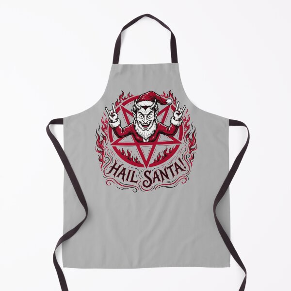 Item preview, Hail Santa! Dark Gothic Christmas Graphic Devil Design designed and sold by ThreadRiotTees.