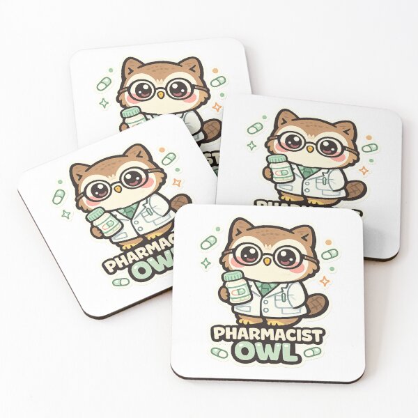 Item preview, Pharmacist Owl Cute Kawaii Pill Bottle – Pharmacy Gift Pharmacist Student designed and sold by SanaCreation13.