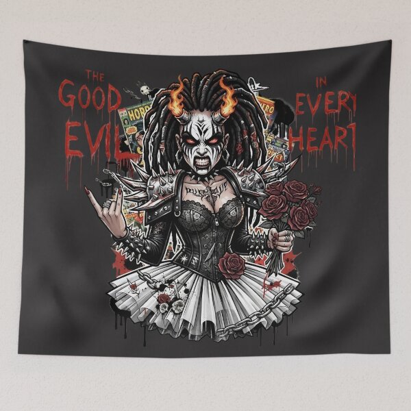 Item preview, Gothic Evil Bride Spiked Corset designed and sold by Voodoo Store Paranormal Collections.