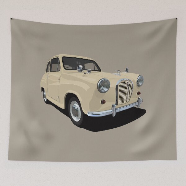 Item preview, Austin A35 - Old English White designed and sold by knappidesign.