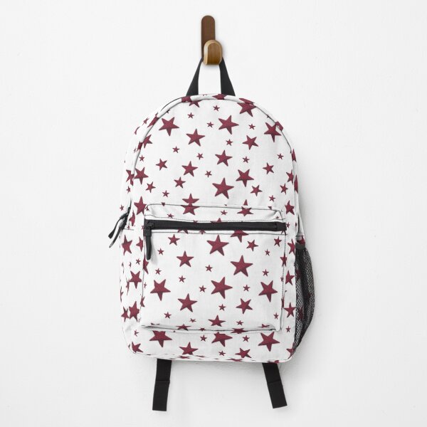 Item preview, 1  Starry Charm - Red Christmas Stars on White background designed and sold by tastodesign.