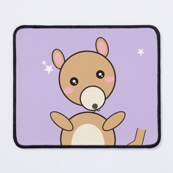 Item preview, Cute Kawaii Kangaroo Animal Art designed and sold by WearTheVibe Store.