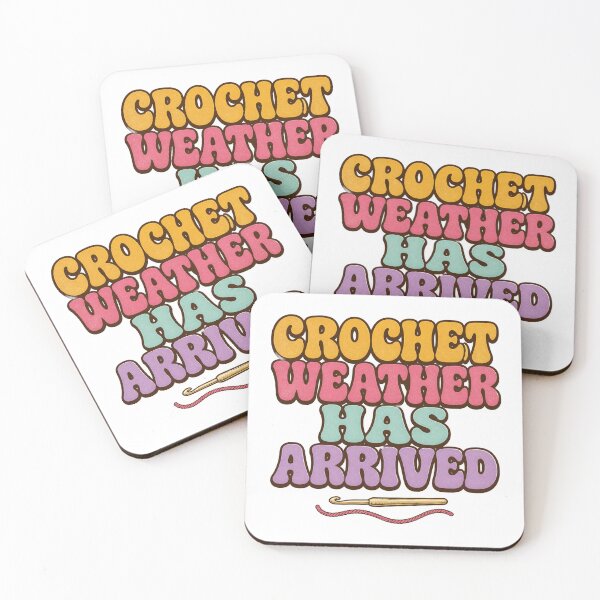 Artikelvorschau, Crochet Weather Has Arrived entworfen und verkauft von aihrgdesign.