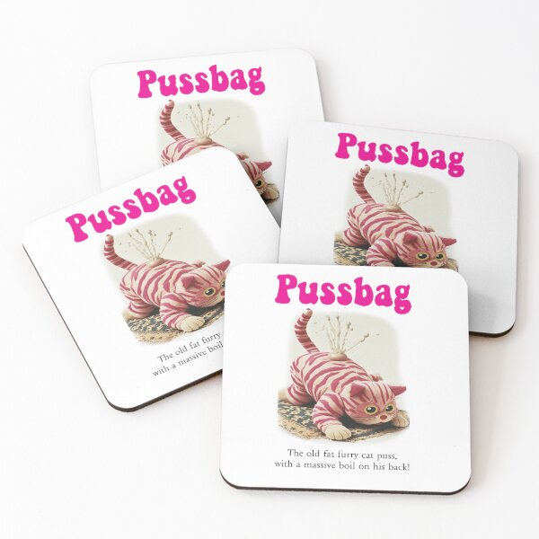 Item preview, Pussbag the spoof of Bagpuss! designed and sold by IanBakerToons.