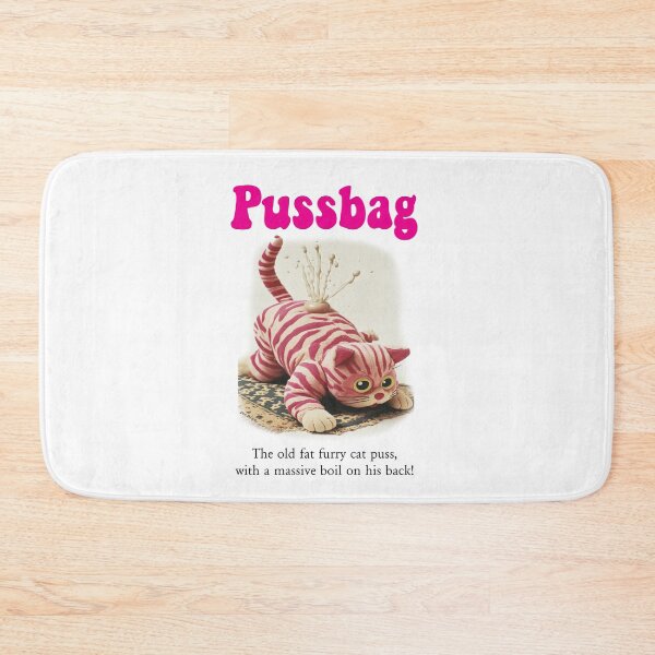 Item preview, Pussbag the spoof of Bagpuss! designed and sold by IanBakerToons.