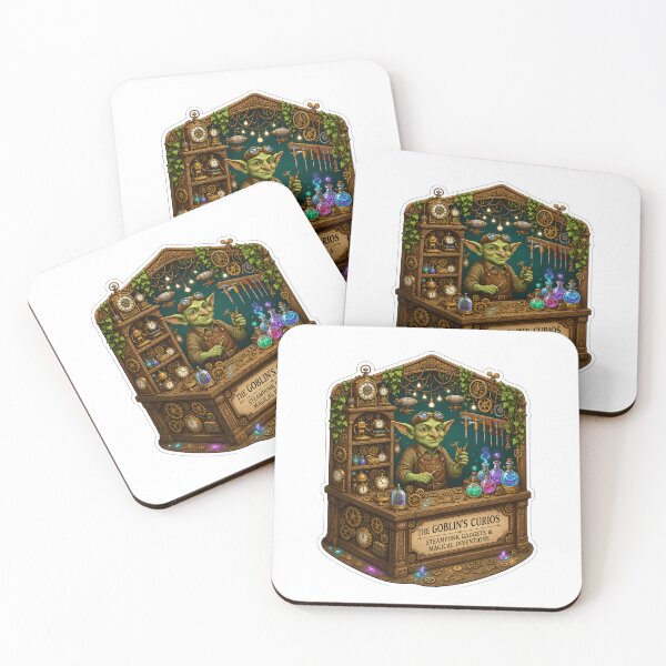 Item preview, The Goblin's Curios | Steampunk Goblin Workshop | Fantasy Inventor | Magical Gadgets | Clockwork Curiosity Shop | Steampunk Fantasy Art designed and sold by MrDev.