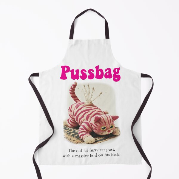 Item preview, Pussbag the spoof of Bagpuss! designed and sold by IanBakerToons.