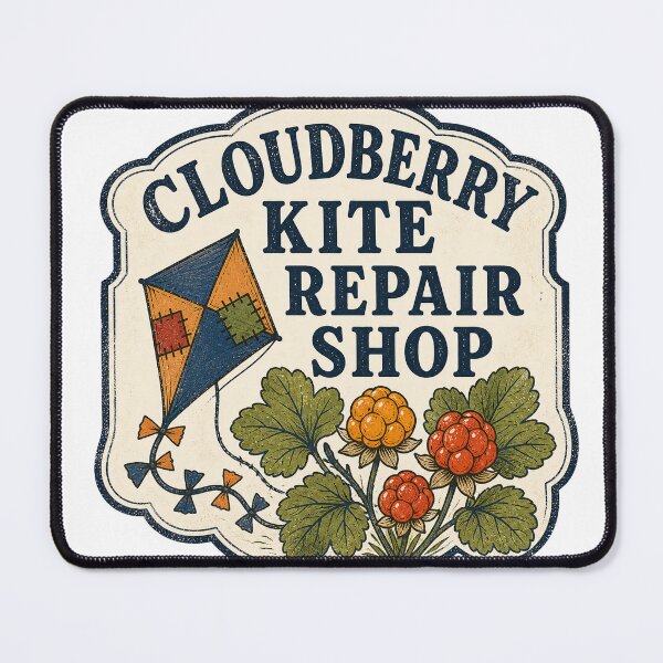 Item preview, Cloudberry Kite Repair Shop designed and sold by aihrgdesign.