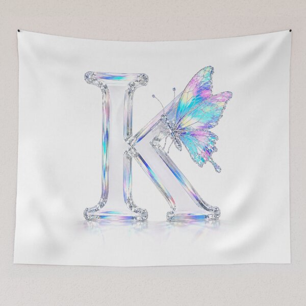 Item preview, Prismwing Crystal Grace Letter K designed and sold by BlissBlvdShop.