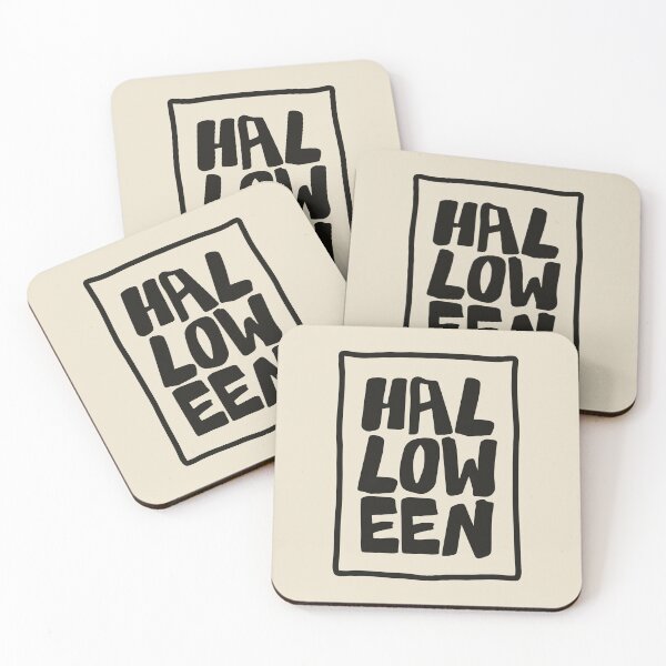 Item preview, Halloween: Spooky Season Quirky Typography Neutral Art designed and sold by oneofthesedayys.