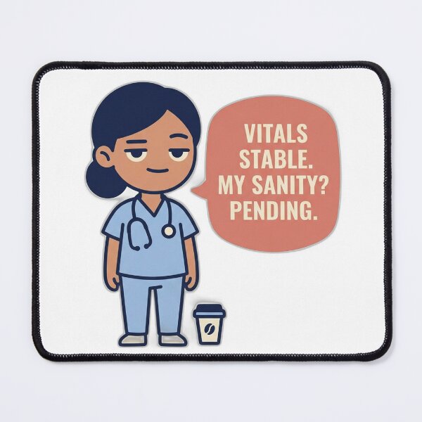 Item preview, Funny Nurse Shirt - Vitals Stable Sanity Pending Gift designed and sold by Harlo.co.