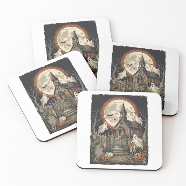 Item preview, Haunted Church Graveyard Ghost Moon designed and sold by Roy & Tiffany.