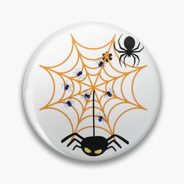 Item preview, Halloween Spider Web Art – Cute & Creepy Spiders Illustration designed and sold by EdgeSphere.