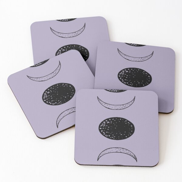 Item preview, Minimal Moon Phases | Celestial Lunar Cycle Black and White Witchy Art designed and sold by Marianarcezar.