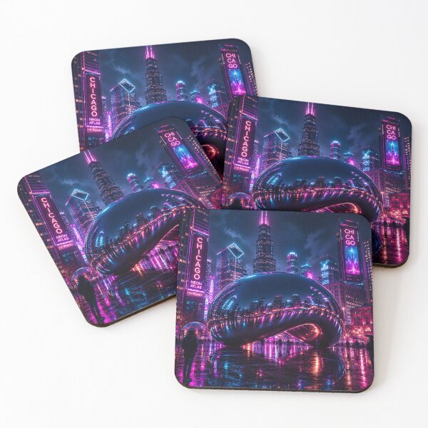 Item preview, Chicago 2150 | Windy City | Neon Atlas designed and sold by NSAstore.