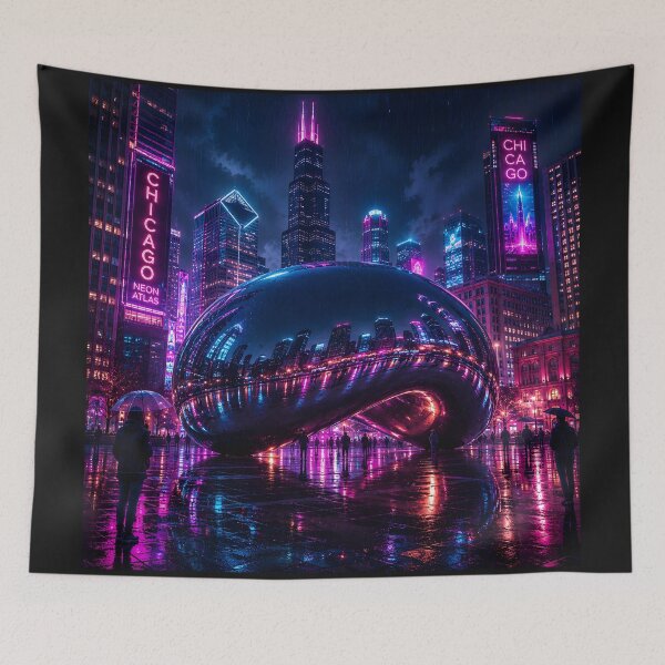 Item preview, Chicago 2150 | Windy City | Neon Atlas designed and sold by NSAstore.