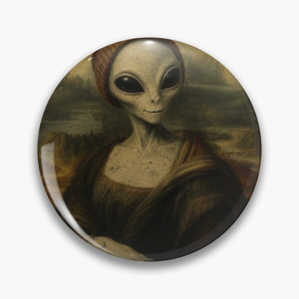 Item preview, Alien Mona Lisa Renaissance designed and sold by darametzgerart.