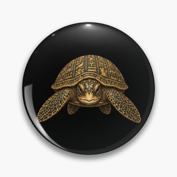 Item preview, Ancient Symbol Sea Turtle | Ocean Ancient Egypt Art Collection designed and sold by Zaru Art Studio.